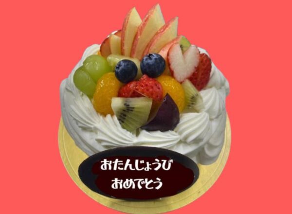 A5.季節のフルーツケーキ4号